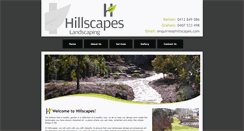 Desktop Screenshot of hillscapes.com
