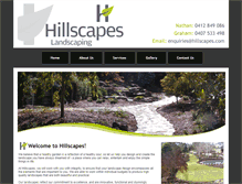 Tablet Screenshot of hillscapes.com